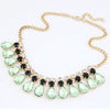 Gemstone Drop Collar Necklaces