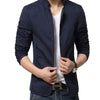 Slim Jacket Style Collar Zipper