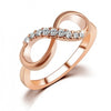 Fashion Infinity Crystal Ring