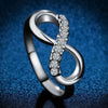 Fashion Infinity Crystal Ring