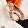 Fashion Infinity Crystal Ring