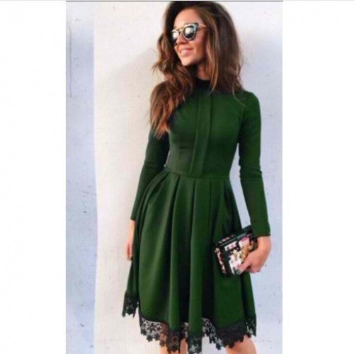 Ladies Office Long Sleeve Dress