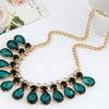 Gemstone Drop Collar Necklaces