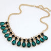 Gemstone Drop Collar Necklaces