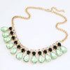 Gemstone Drop Collar Necklaces