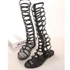 Knee High Gladiator Hollow Sandal