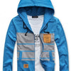 Autumn Patchwork Men Fashion Jacket