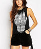 Crop Tops Dark Street Tassel T-Shirt