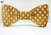 Solid Good Wood Hip Hop Bow Tie