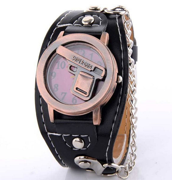 Retro Unique Shape Punk Wristwatch