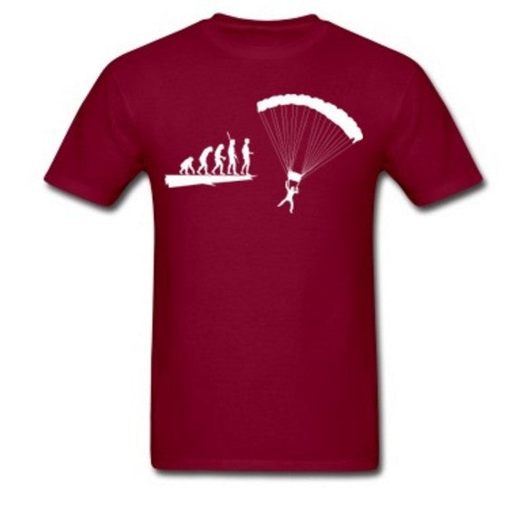 Skydiver Funny Printed T Shirt