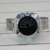 Square Whirl Stainless Steel Watch