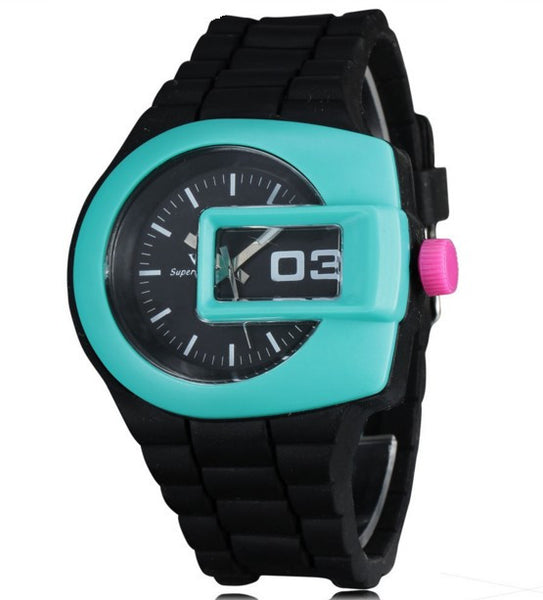 Unique Window Case Military Wristwatch