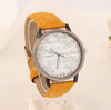 Newspaper Jean Fabric Band Wristwatch